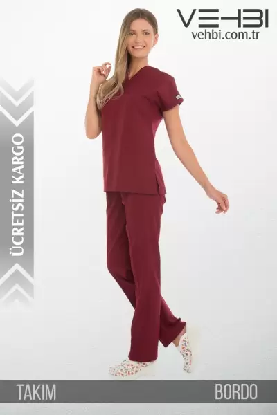 V Yaka Doktor-Hemşire Forma Takım (Alpaka Kumaş-Dr Greys-Kadın) V Yaka Doktor-Hemşire Forma Takım (Alpaka Kumaş-Dr Greys-Kadın)