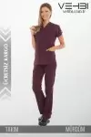 V Yaka Doktor-Hemşire Forma Takım (Alpaka Kumaş-Dr Greys-Kadın) V Yaka Doktor-Hemşire Forma Takım (Alpaka Kumaş-Dr Greys-Kadın)