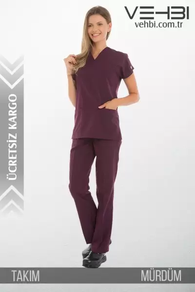 V Yaka Doktor-Hemşire Forma Takım (Alpaka Kumaş-Dr Greys-Kadın) V Yaka Doktor-Hemşire Forma Takım (Alpaka Kumaş-Dr Greys-Kadın)