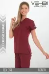 V Yaka Doktor-Hemşire Forma Üst (Alpaka Kumaş-Dr Greys-Bayan) V Yaka Doktor-Hemşire Forma Üst (Alpaka Kumaş-Dr Greys-Bayan)