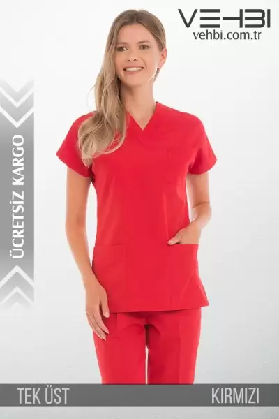 V Yaka Doktor-Hemşire Forma Üst (Alpaka Kumaş-Dr Greys-Bayan) V Yaka Doktor-Hemşire Forma Üst (Alpaka Kumaş-Dr Greys-Bayan)