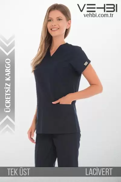V Yaka Doktor-Hemşire Forma Üst (Alpaka Kumaş-Dr Greys-Bayan) V Yaka Doktor-Hemşire Forma Üst (Alpaka Kumaş-Dr Greys-Bayan)