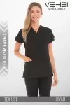 V Yaka Doktor-Hemşire Forma Üst (Alpaka Kumaş-Dr Greys-Bayan) V Yaka Doktor-Hemşire Forma Üst (Alpaka Kumaş-Dr Greys-Bayan)
