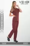Zarf Yaka Doktor-Hemşire Forma Takım (Alpaka Kumaş-Yarasa Kol-Bayan) Zarf Yaka Doktor-Hemşire Forma Takım (Alpaka Kumaş-Yarasa Kol-Bayan)