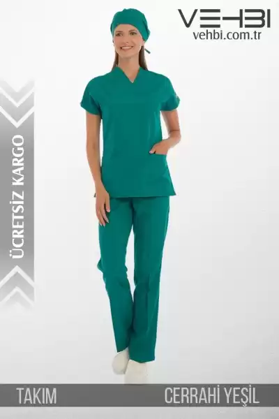 Zarf Yaka Doktor-Hemşire Forma Takım (Alpaka Kumaş-Yarasa Kol-Bayan) Zarf Yaka Doktor-Hemşire Forma Takım (Alpaka Kumaş-Yarasa Kol-Bayan)
