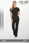 Zarf Yaka Doktor-Hemşire Forma Takım (Alpaka Kumaş-Yarasa Kol-Bayan) Zarf Yaka Doktor-Hemşire Forma Takım (Alpaka Kumaş-Yarasa Kol-Bayan)