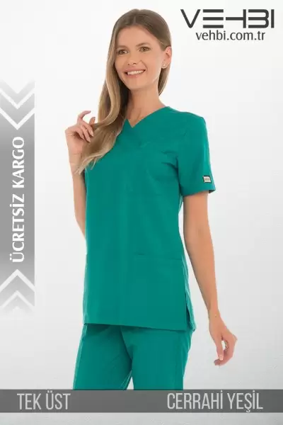 Zarf Yaka Doktor-Hemşire Forma Üst (Terikoton Kumaş-Klasik Kol-Bayan) Zarf Yaka Doktor-Hemşire Forma Üst (Terikoton Kumaş-Klasik Kol-Bayan)