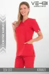 Zarf Yaka Doktor-Hemşire Forma Üst (Terikoton Kumaş-Klasik Kol-Bayan) Zarf Yaka Doktor-Hemşire Forma Üst (Terikoton Kumaş-Klasik Kol-Bayan)
