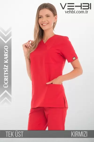Zarf Yaka Doktor-Hemşire Forma Üst (Terikoton Kumaş-Klasik Kol-Bayan) Zarf Yaka Doktor-Hemşire Forma Üst (Terikoton Kumaş-Klasik Kol-Bayan)