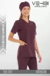 Zarf Yaka Doktor-Hemşire Forma Üst (Terikoton Kumaş-Klasik Kol-Bayan) Zarf Yaka Doktor-Hemşire Forma Üst (Terikoton Kumaş-Klasik Kol-Bayan)