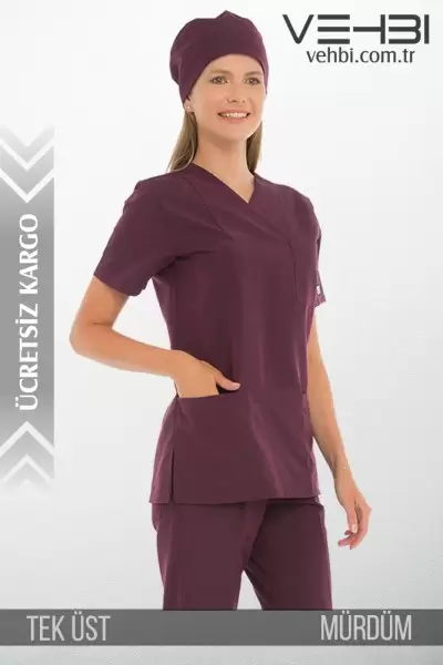 Zarf Yaka Doktor-Hemşire Forma Üst (Terikoton Kumaş-Klasik Kol-Bayan) Zarf Yaka Doktor-Hemşire Forma Üst (Terikoton Kumaş-Klasik Kol-Bayan)