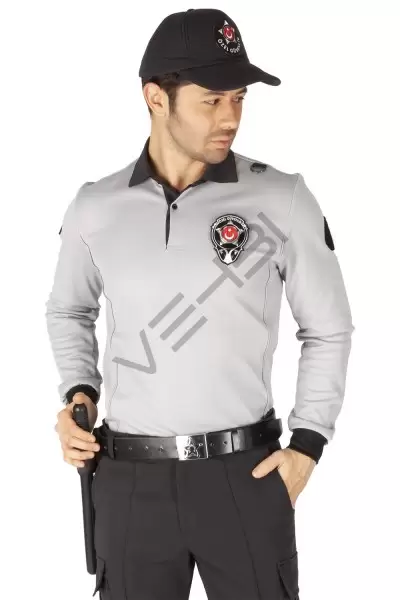 Yeni Tip Kamu Özel Güvenlik Erkek Kışlık Uzun Kol Tişört (İçi Şardonlu) - 3D Arma Hediyeli Yeni Tip Kamu Özel Güvenlik Erkek Kışlık Uzun Kol Tişört (İçi Şardonlu) - 3D Arma Hediyeli