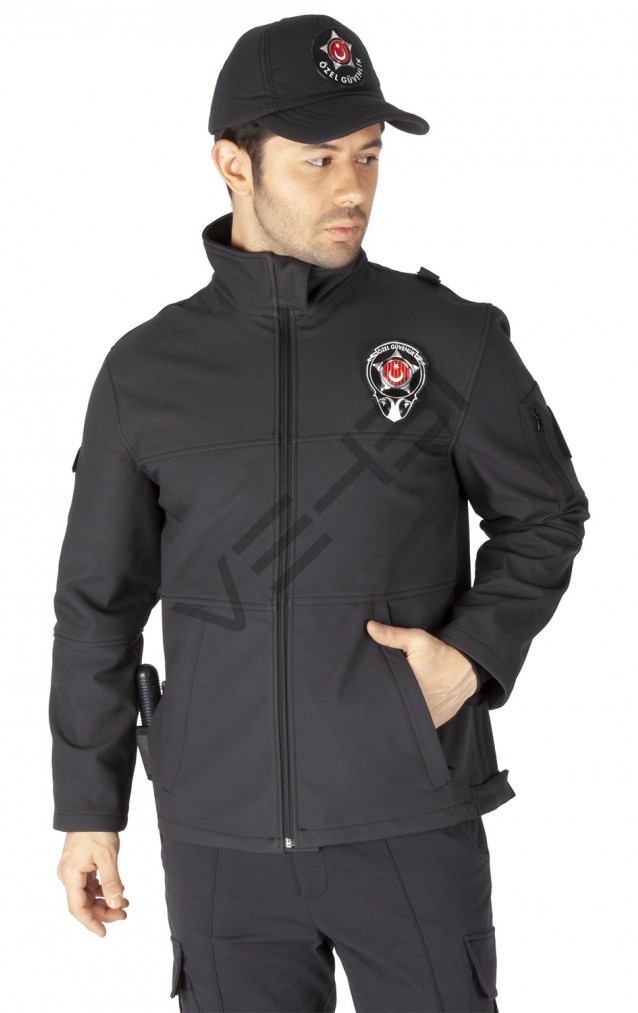 Yeni Tip Kamu Özel Güvenlik Erkek Softshell Mont - 3D Arma Hediyeli