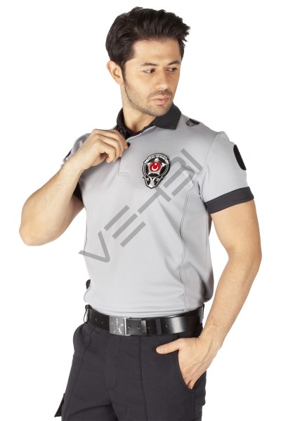 Yeni Tip Kamu Özel Güvenlik Erkek Yazlık Kısa Kol Tişört - 3D Arma Hediyeli Yeni Tip Kamu Özel Güvenlik Erkek Yazlık Kısa Kol Tişört - 3D Arma Hediyeli