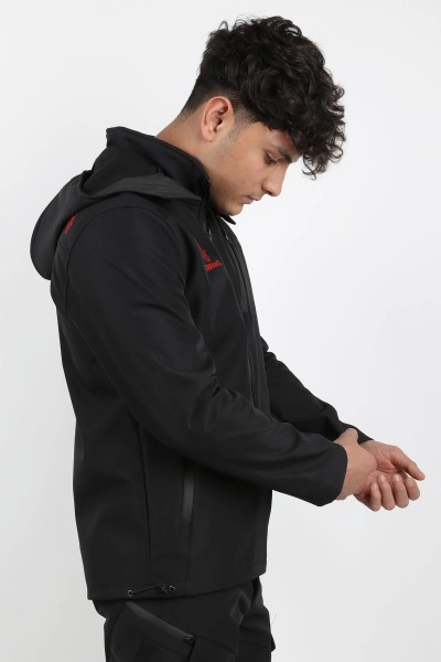 Obrano Outdoor Siyah Mont Kapüşonlu Softshell Obrano Outdoor Siyah Mont Kapüşonlu Softshell