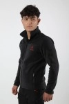 Obrano Outdoor Füme Polar Ceket Softshell Kumaş Detaylı Tactical