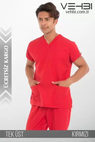 V Yaka Doktor-Hemşire Forma Üst (Alpaka Kumaş-Dr Greys-Erkek) V Yaka Doktor-Hemşire Forma Üst (Alpaka Kumaş-Dr Greys-Erkek)