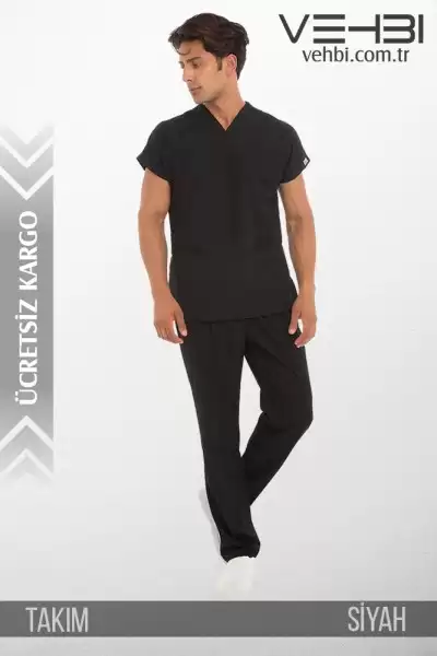 Zarf Yaka Doktor-Hemşire Forma Takım (Alpaka Kumaş-Yarasa Kol-Erkek) Zarf Yaka Doktor-Hemşire Forma Takım (Alpaka Kumaş-Yarasa Kol-Erkek)