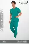 Zarf Yaka Doktor-Hemşire Forma Takım (Terikoton Kumaş-Klasik Kol-Erkek) Zarf Yaka Doktor-Hemşire Forma Takım (Terikoton Kumaş-Klasik Kol-Erkek)