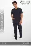 Zarf Yaka Doktor-Hemşire Forma Takım (Terikoton Kumaş-Klasik Kol-Erkek) Zarf Yaka Doktor-Hemşire Forma Takım (Terikoton Kumaş-Klasik Kol-Erkek)