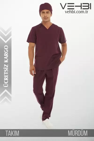 Zarf Yaka Doktor-Hemşire Forma Takım (Terikoton Kumaş-Klasik Kol-Erkek) Zarf Yaka Doktor-Hemşire Forma Takım (Terikoton Kumaş-Klasik Kol-Erkek)