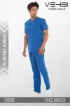 Zarf Yaka Doktor-Hemşire Forma Takım (Terikoton Kumaş-Klasik Kol-Erkek) Zarf Yaka Doktor-Hemşire Forma Takım (Terikoton Kumaş-Klasik Kol-Erkek)