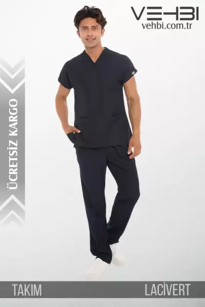 Zarf Yaka Doktor-Hemşire Forma Takım (Terikoton Kumaş-Yarasa Kol-Erkek) Zarf Yaka Doktor-Hemşire Forma Takım (Terikoton Kumaş-Yarasa Kol-Erkek)