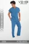 Zarf Yaka Doktor-Hemşire Forma Takım (Terikoton Kumaş-Yarasa Kol-Erkek) Zarf Yaka Doktor-Hemşire Forma Takım (Terikoton Kumaş-Yarasa Kol-Erkek)
