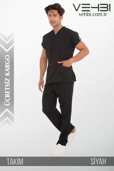 Zarf Yaka Doktor-Hemşire Forma Takım (Terikoton Kumaş-Yarasa Kol-Erkek) Zarf Yaka Doktor-Hemşire Forma Takım (Terikoton Kumaş-Yarasa Kol-Erkek)