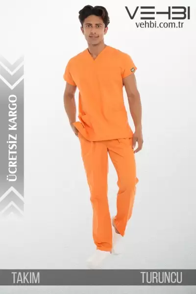 Zarf Yaka Doktor-Hemşire Forma Takım (Terikoton Kumaş-Yarasa Kol-Erkek) Zarf Yaka Doktor-Hemşire Forma Takım (Terikoton Kumaş-Yarasa Kol-Erkek)