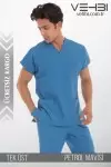 Zarf Yaka Doktor-Hemşire Forma Üst (Terikoton Kumaş-Yarasa Kol-Erkek) Zarf Yaka Doktor-Hemşire Forma Üst (Terikoton Kumaş-Yarasa Kol-Erkek)