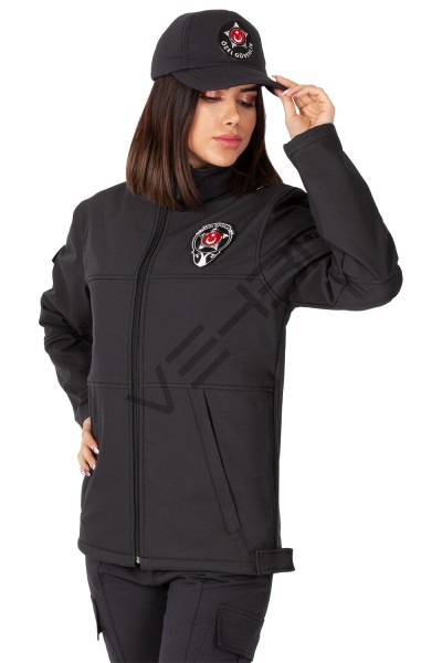 Yeni Tip Kamu Özel Güvenlik Kadın Softshell Mont - 3D Arma Hediyeli Yeni Tip Kamu Özel Güvenlik Kadın Softshell Mont - 3D Arma Hediyeli