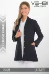 Klasik Yaka Kadın Ceket Kısa Önlük (Alpaka Kumaş) Klasik Yaka Kadın Ceket Kısa Önlük (Alpaka Kumaş)