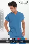 Zarf Yaka Doktor-Hemşire Forma Üst (Terikoton Kumaş-Yarasa Kol-Erkek) Zarf Yaka Doktor-Hemşire Forma Üst (Terikoton Kumaş-Yarasa Kol-Erkek)