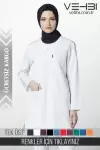 Uzun Kollu Tesettür Forma Üst (Sıfır Yaka-Alpaka Kumaş) Uzun Kollu Tesettür Forma Üst (Sıfır Yaka-Alpaka Kumaş)